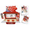 ZHEGAO JZ3001 3001 JZ3001A 3001A non  NHÀ PHỐ NHẬT BẢN 6 RƯỢU BẠCH LỬA GIAN HÀNG ĐUA CỬA SUSHI TẠP HÓA ĐẬU PHỤ bộ đồ chơi xếp lắp ráp ghép mô hình Modular Buildings Mô Hình Nhà Cửa 192 khối