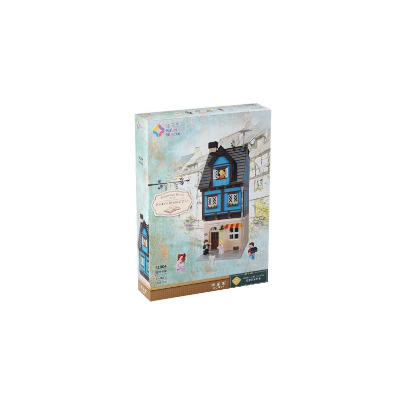 JIALE ZHUAN 61004 non  HIỆU SÁCH KELLY bộ đồ chơi xếp lắp ráp ghép mô hình 1453 khối