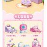 Enlighten 35016 Qman 35016 non  NUAN LIFE BLIND BOX 10 MẪU KHUNG LEO CHO MÈO BÀN TRANG ĐIỂM ĐÀN PIANO NHỎ GHẾ SOFA TV CHĂN TỦ LẠNH CON LĂN MÁY NƯỚNG BÁNH MÌ BỒN TẮM bộ đồ chơi xếp lắp ráp ghép mô hình Tastingbrick BUILD&FUN