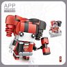 LOZ 1426 non  HARLEY QUINNHARLEYQUINN bộ đồ chơi xếp lắp ráp ghép mô hình Brickheadz Nhân Vật Đầu To