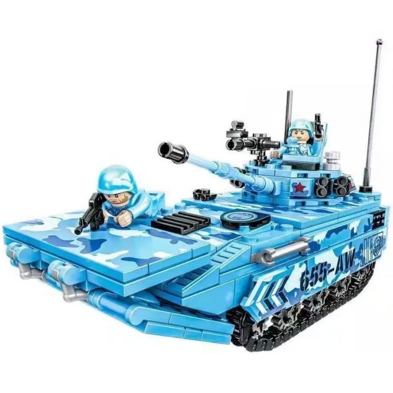 CAYI 2247 non Lego ZBD-05 CHARIOT BINH LƯỠNG CƯ bộ đồ chơi xếp lắp ráp ghép mô hình 零五式 465 khối