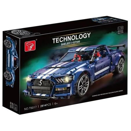 TA GAOLE T5017A 5017A T5017B 5017B non  SHELBY GT500 1:10 tỷ lệ 1:10 bộ đồ chơi xếp lắp ráp ghép mô hình  Kỹ Thuật Công Nghệ Cao Mô Hình Phương Tiện 2814 khối