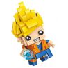 LOZ 1433 non  BẢY VIÊN NGỌC RỒNG SIÊU SAIYAN SON GOKU bộ đồ chơi xếp lắp ráp ghép mô hình Brickheadz Nhân Vật Đầu To 200 khối