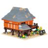 JIALE ZHUAN 81003 non  NHÀ DÂN GIAN ĐẠI bộ đồ chơi xếp lắp ráp ghép mô hình CHINESE TRADITIONAL HOUSE 392 khối