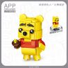 LOZ 1451 non  WINNIE THE POOH bộ đồ chơi xếp lắp ráp ghép mô hình Brickheadz Nhân Vật Đầu To 174 khối