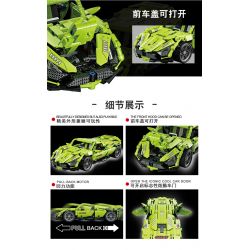 JP 88004 non  ZENVO TS1 GT. bộ đồ chơi xếp lắp ráp ghép mô hình  Kỹ Thuật Công Nghệ Cao Mô Hình Phương Tiện 500 khối