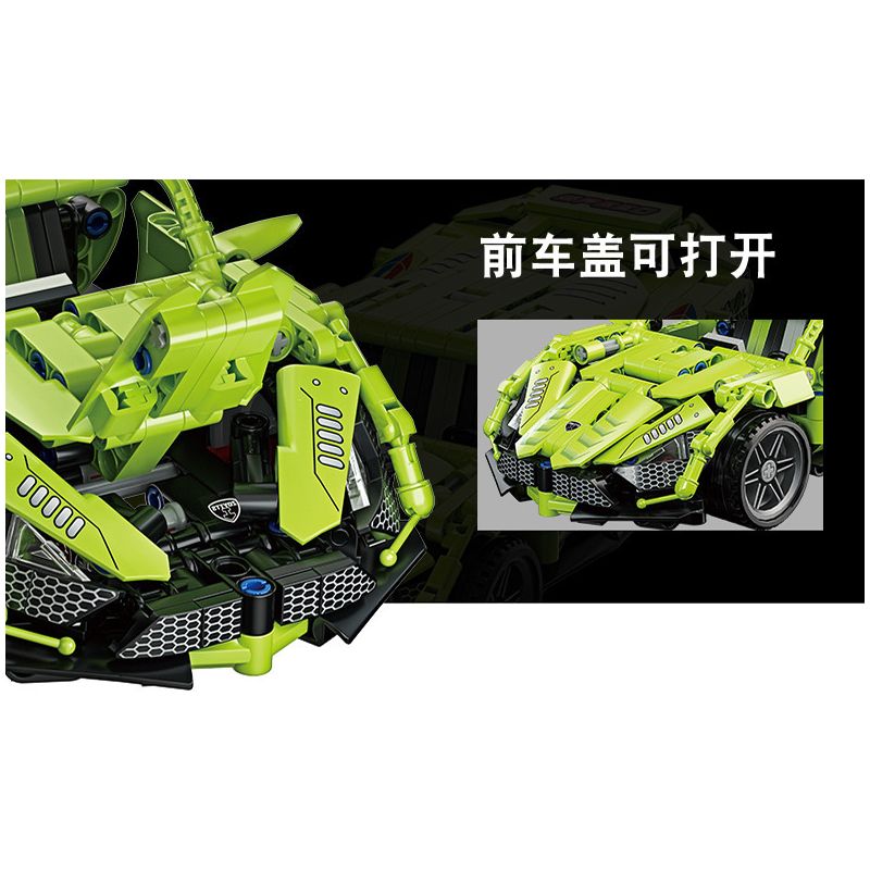JP 88004 non  ZENVO TS1 GT. bộ đồ chơi xếp lắp ráp ghép mô hình  Kỹ Thuật Công Nghệ Cao Mô Hình Phương Tiện 500 khối