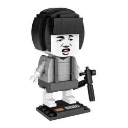 LOZ 1462 non  ĐẦU NẤM bộ đồ chơi xếp lắp ráp ghép mô hình Brickheadz Nhân Vật Đầu To 164 khối