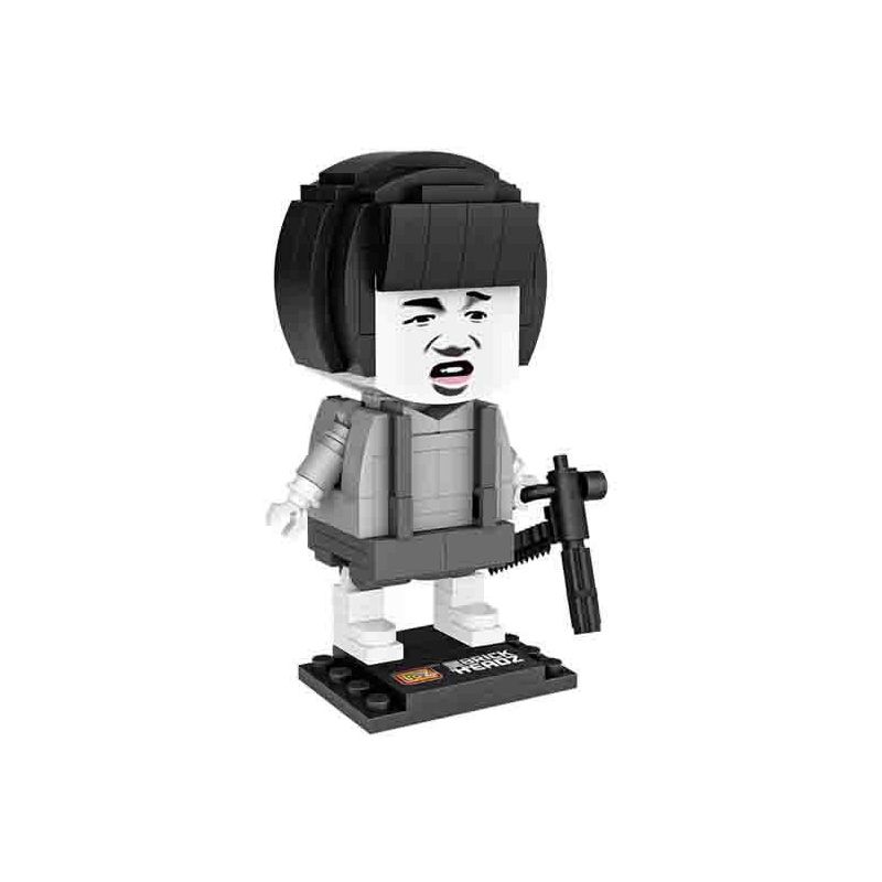 LOZ 1462 non  ĐẦU NẤM bộ đồ chơi xếp lắp ráp ghép mô hình Brickheadz Nhân Vật Đầu To 164 khối