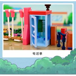 KEEPPLEY K20616 20616 non  VƯỜN bộ đồ chơi xếp lắp ráp ghép mô hình Crayon Shin-Chan Cậu Bé Bút Chì