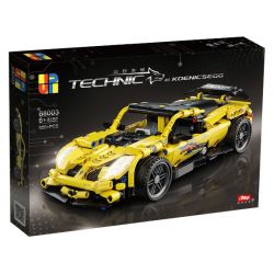 JP 88003 non  KIRIÈGE. bộ đồ chơi xếp lắp ráp ghép mô hình  KOENIGSEGG Kỹ Thuật Công Nghệ Cao Mô Hình Phương Tiện 509 khối