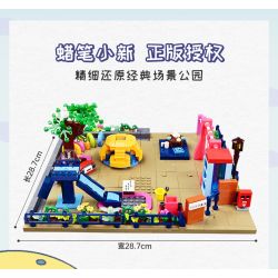 KEEPPLEY K20616 20616 non  VƯỜN bộ đồ chơi xếp lắp ráp ghép mô hình Crayon Shin-Chan Cậu Bé Bút Chì