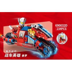 PanlosBrick 690032 690032A 690032B 690032C 690032D Panlos Brick 690032 690032A 690032B 690032C 690032D non  XE NGỰA ANH HÙNG 4 MÔ HÌNH bộ đồ chơi xếp lắp ráp ghép mô hình Ultraman Vệ Binh Vũ Trụ Siêu Nhân Điện Quang 884 khối