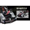 JP 88001 non  PANII. bộ đồ chơi xếp lắp ráp ghép mô hình  PAGANI Kỹ Thuật Công Nghệ Cao Mô Hình Phương Tiện 520 khối