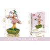 FAIR 9111 non  HOA ANH ĐÀO bộ đồ chơi xếp lắp ráp ghép mô hình Flowers SAKURA 550 khối