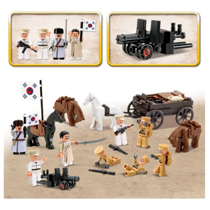 OXFORD JK34627 34627 non  TRẬN CHIẾN QINGSHAN bộ đồ chơi xếp lắp ráp ghép mô hình 독립군 청산리 대전 211 khối