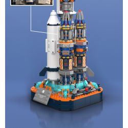 JAKI JK8501 8501 non  TÊN LỬA DAWN V bộ đồ chơi xếp lắp ráp ghép mô hình