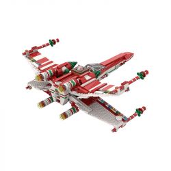 REBRICKABLE MOC-53183 53183 MOC53183 non  GIÁNG SINH X-WING bộ đồ chơi xếp lắp ráp ghép mô hình Star Wars XMAS WING FIGHTER Chiến Tranh Giữa Các Vì Sao 733 khối