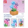 FAIR 9109 non  HOA HỒNG bộ đồ chơi xếp lắp ráp ghép mô hình Flowers ROSE 550 khối