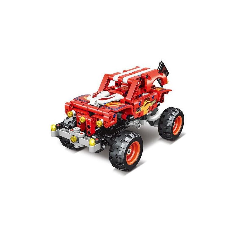 WOMA C0907 0907 non Lego BÀN CHÂN HOANG DÃ MÀU ĐỎ bộ đồ chơi xếp lắp ráp ghép mô hình Technic Kỹ Thuật Công Nghệ Cao Mô Hình Phương Tiện 238 khối