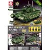 LEYI 66010 non  XE TĂNG CHIẾN ĐẤU CHỦ LỰC TYPE 99 CÓ THỂ CẢI TẠO THÀNH BỌC THÉP 2 CHUỘT bộ đồ chơi xếp lắp ráp ghép mô hình Military Army Quân Sự Bộ Đội 1168 khối