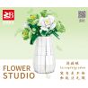 FAIR 9108 non  HOA BẢO QUẢN LISIANTHUS bộ đồ chơi xếp lắp ráp ghép mô hình Flowers LACROPLATYCODON 542 khối
