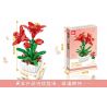 FAIR 9107 non  HÀ MÃ bộ đồ chơi xếp lắp ráp ghép mô hình Flowers BARBADOSLILY Hoa 548 khối