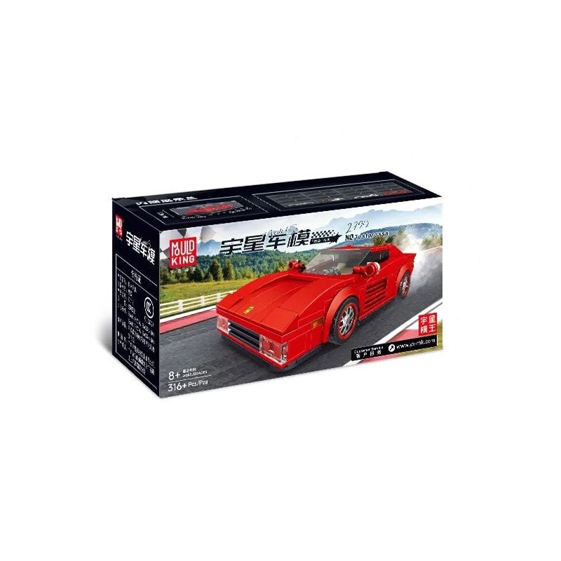MouldKing 27012 Mould King 27012 non  SIÊU XE FERRARI bộ đồ chơi xếp lắp ráp ghép mô hình  FERRARI TESTAROSSA Kỹ Thuật Công Nghệ Cao Mô Hình Phương Tiện 316 khối