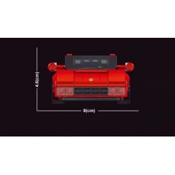 MouldKing 27012 Mould King 27012 non  SIÊU XE FERRARI bộ đồ chơi xếp lắp ráp ghép mô hình  FERRARI TESTAROSSA Kỹ Thuật Công Nghệ Cao Mô Hình Phương Tiện 316 khối