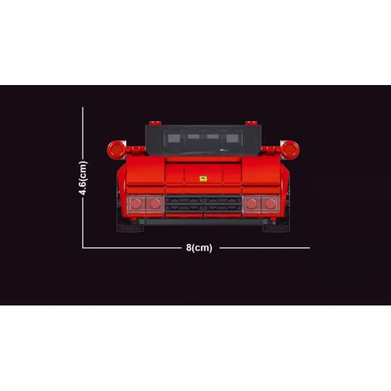 MouldKing 27012 Mould King 27012 non  SIÊU XE FERRARI bộ đồ chơi xếp lắp ráp ghép mô hình  FERRARI TESTAROSSA Kỹ Thuật Công Nghệ Cao Mô Hình Phương Tiện 316 khối