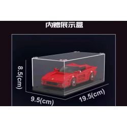 MouldKing 27012 Mould King 27012 non  SIÊU XE FERRARI bộ đồ chơi xếp lắp ráp ghép mô hình  FERRARI TESTAROSSA Kỹ Thuật Công Nghệ Cao Mô Hình Phương Tiện 316 khối