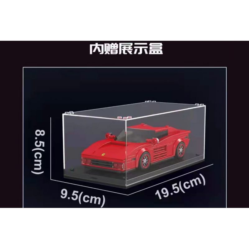MouldKing 27012 Mould King 27012 non  SIÊU XE FERRARI bộ đồ chơi xếp lắp ráp ghép mô hình  FERRARI TESTAROSSA Kỹ Thuật Công Nghệ Cao Mô Hình Phương Tiện 316 khối
