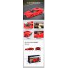 MouldKing 27012 Mould King 27012 non  SIÊU XE FERRARI bộ đồ chơi xếp lắp ráp ghép mô hình  FERRARI TESTAROSSA Kỹ Thuật Công Nghệ Cao Mô Hình Phương Tiện 316 khối
