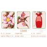 FAIR 9105 non  HOA ĐÀO bộ đồ chơi xếp lắp ráp ghép mô hình Flowers PEACH BLOSSOM 550 khối