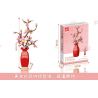 FAIR 9105 non  HOA ĐÀO bộ đồ chơi xếp lắp ráp ghép mô hình Flowers PEACH BLOSSOM 550 khối