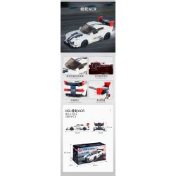 MouldKing 27011 Mould King 27011 non  MẪU XE YUXING DODGE VIPER ACR bộ đồ chơi xếp lắp ráp ghép mô hình  Kỹ Thuật Công Nghệ Cao Mô Hình Phương Tiện 388 khối