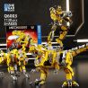 ZHEGAO Q6003 6003 non  TYRANNOSAURUS REX CƠ KHÍ BA THAY ĐỔI bộ đồ chơi xếp lắp ráp ghép mô hình 1130 khối