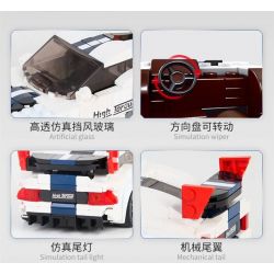 MouldKing 27011 Mould King 27011 non  MẪU XE YUXING DODGE VIPER ACR bộ đồ chơi xếp lắp ráp ghép mô hình  Kỹ Thuật Công Nghệ Cao Mô Hình Phương Tiện 388 khối