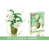 FAIR 9104 non  BIỂU MÔ bộ đồ chơi xếp lắp ráp ghép mô hình Flowers EPIPHYLLUM Hoa 548 khối