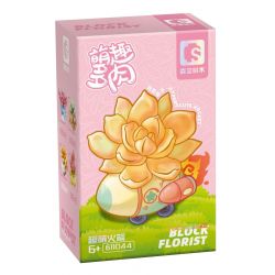 SEMBO 611044 non  TÊN LỬA SIÊU DỄ THƯƠNG bộ đồ chơi xếp lắp ráp ghép mô hình BLOCK FLORIST 137 khối SEMBO 611044 non  TÊN LỬA SIÊU DỄ THƯƠNG bộ đồ chơi xếp lắp ráp ghép mô hình BLOCK FLORIST 137 khối