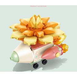 SEMBO 611044 non  TÊN LỬA SIÊU DỄ THƯƠNG bộ đồ chơi xếp lắp ráp ghép mô hình BLOCK FLORIST 137 khối SEMBO 611044 non  TÊN LỬA SIÊU DỄ THƯƠNG bộ đồ chơi xếp lắp ráp ghép mô hình BLOCK FLORIST 137 khối