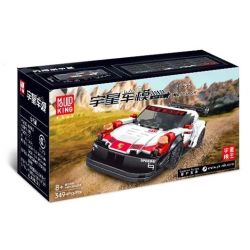 MouldKing 27010 Mould King 27010 non  PORSCHE 911RSR bộ đồ chơi xếp lắp ráp ghép mô hình  PORSCHE 911 RSR Kỹ Thuật Công Nghệ Cao Mô Hình Phương Tiện 349 khối