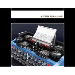 MouldKing 10032 Mould King 10032 non  MÁY ĐÁNH CHỮ bộ đồ chơi xếp lắp ráp ghép mô hình Creator Expert TYPEWRITER Chuyên Gia Sáng Tạo 2139 khối