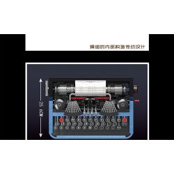 MouldKing 10032 Mould King 10032 non  MÁY ĐÁNH CHỮ bộ đồ chơi xếp lắp ráp ghép mô hình Creator Expert TYPEWRITER Chuyên Gia Sáng Tạo 2139 khối