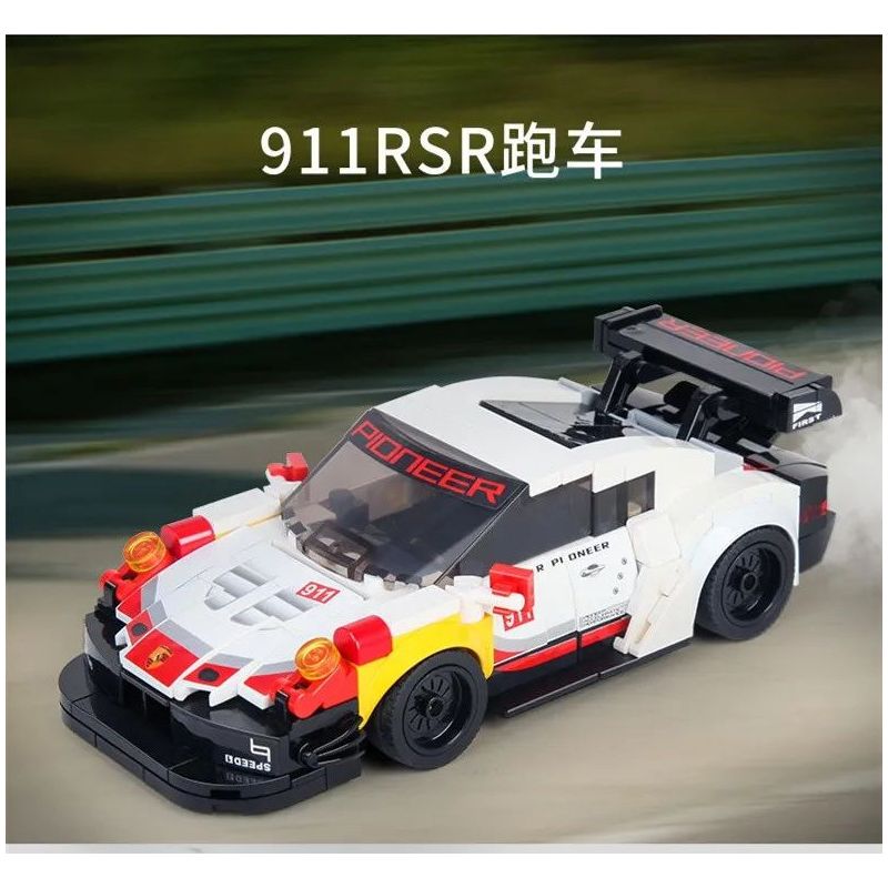 MouldKing 27010 Mould King 27010 non  PORSCHE 911RSR bộ đồ chơi xếp lắp ráp ghép mô hình  PORSCHE 911 RSR Kỹ Thuật Công Nghệ Cao Mô Hình Phương Tiện 349 khối