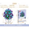 FAIR 9101 non  HOA CHUÔNG bộ đồ chơi xếp lắp ráp ghép mô hình Flowers BLUEBELLS 526 khối