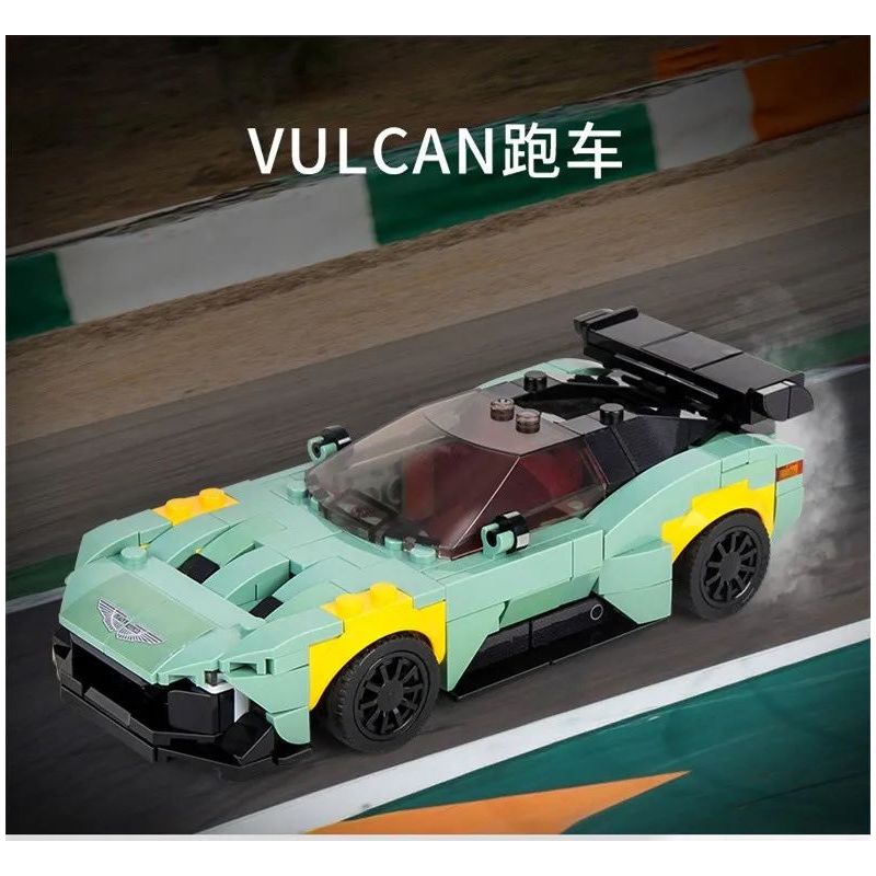 MouldKing 27009 Mould King 27009 non  ASTON MARTINVULCAN bộ đồ chơi xếp lắp ráp ghép mô hình  ASTON MARTIN VULCAN Kỹ Thuật Công Nghệ Cao Mô Hình Phương Tiện 369 khối