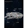 MouldKing 21026 Mould King 21026 non  THIÊN NIÊN KỶ. bộ đồ chơi xếp lắp ráp ghép mô hình Star Wars MILLENNIUM FALCON ROTJ (MARK II) Chiến Tranh Giữa Các Vì Sao 12688 khối