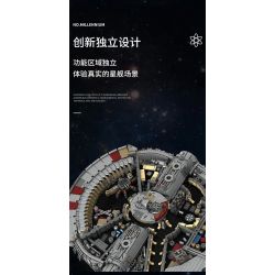 MouldKing 21026 Mould King 21026 non  THIÊN NIÊN KỶ. bộ đồ chơi xếp lắp ráp ghép mô hình Star Wars MILLENNIUM FALCON ROTJ (MARK II) Chiến Tranh Giữa Các Vì Sao 12688 khối