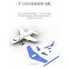 MUSELECT UNKNOWN non  EAST AIRLINES. bộ đồ chơi xếp lắp ráp ghép mô hình City Thành Phố 437 khối